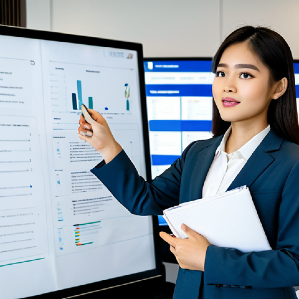 집단지성 플랫폼의 특징 - Entrepreneurial Success**
A young Thai woman, fully clothed in a professional, modest business suit...